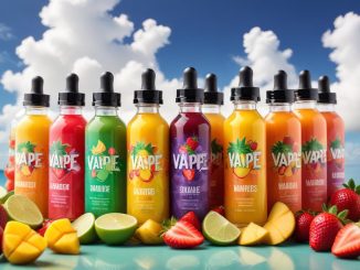 Vape smaker som förgyller din dag illustration